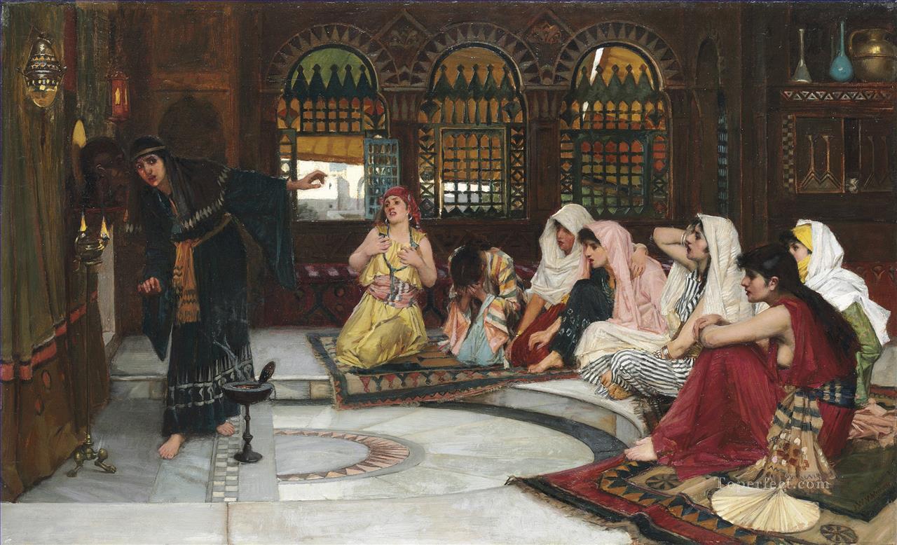 Consulting the Oracle Greek female John William Waterhouse Oil Paintings